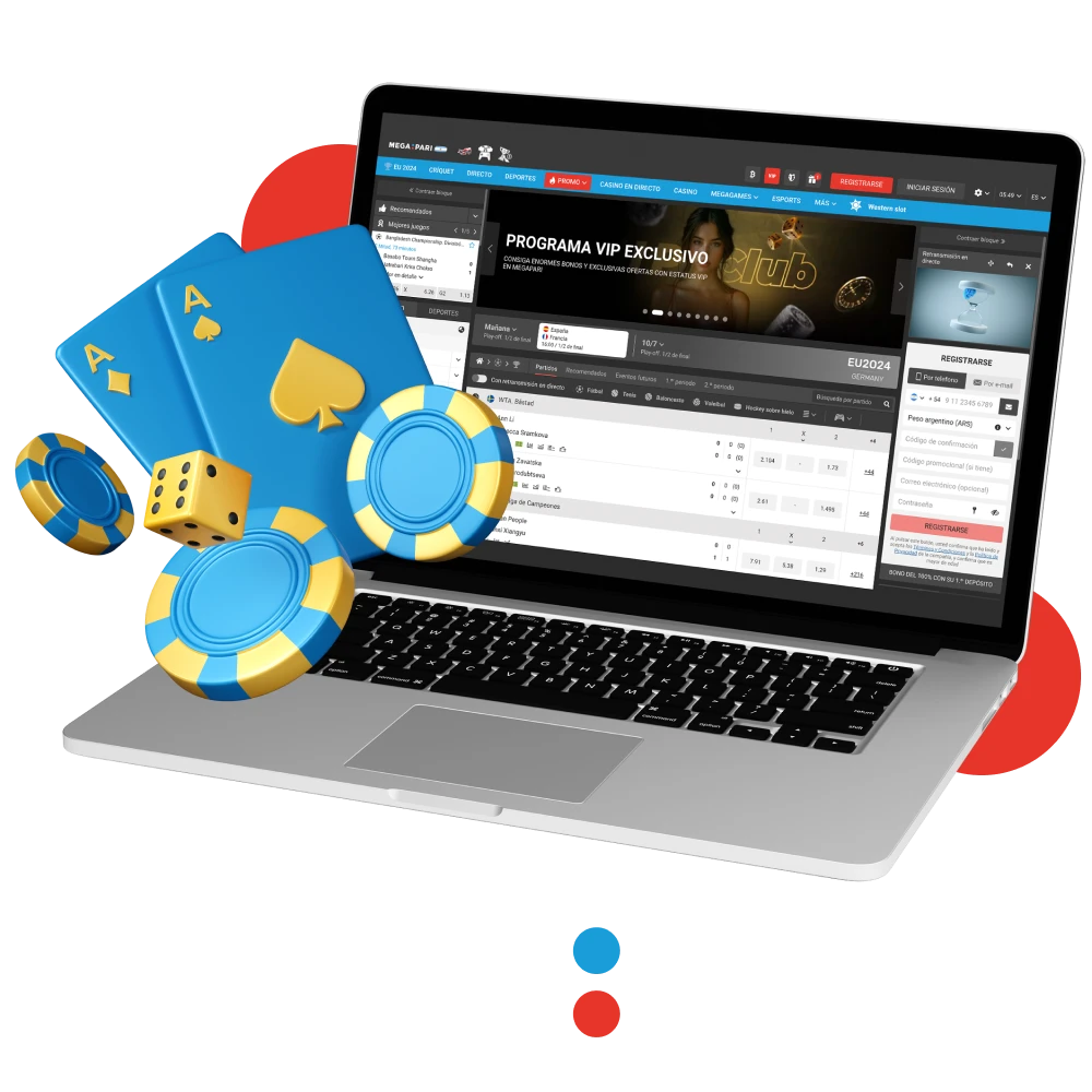 Que puedo encontrar en el sitio web del casino en linea Megapari.