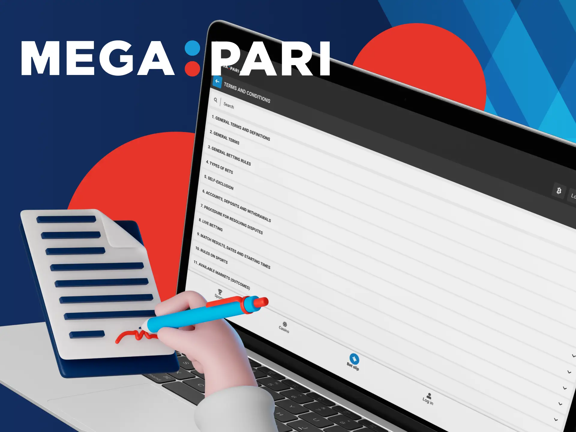 Condiciones para registrarse y abrir una cuenta en Megapari.