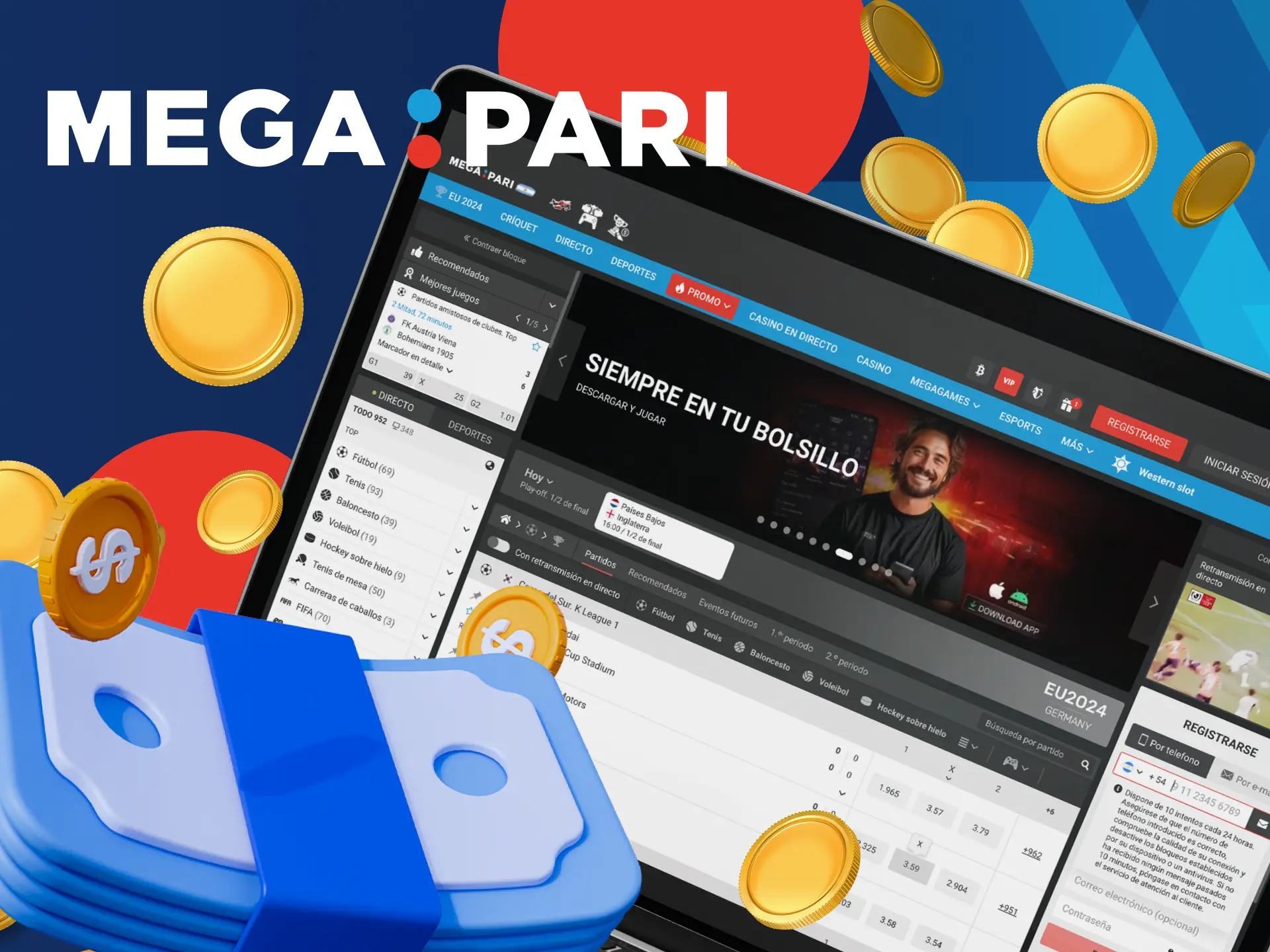 Que metodos de pago puedo utilizar en el sitio web del casino en linea Megapari.