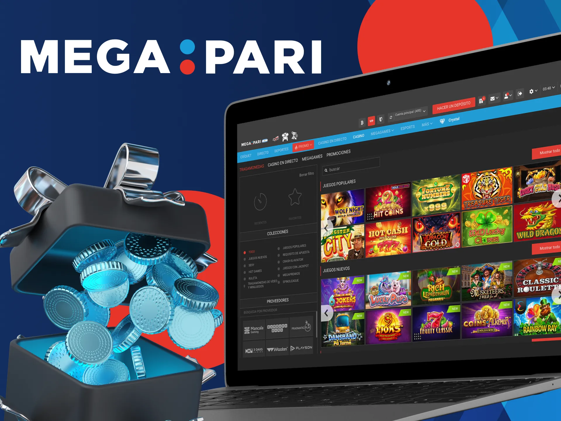 Asegúrese de comprobar los límites de apuesta en los juegos de tragamonedas en Megapari.