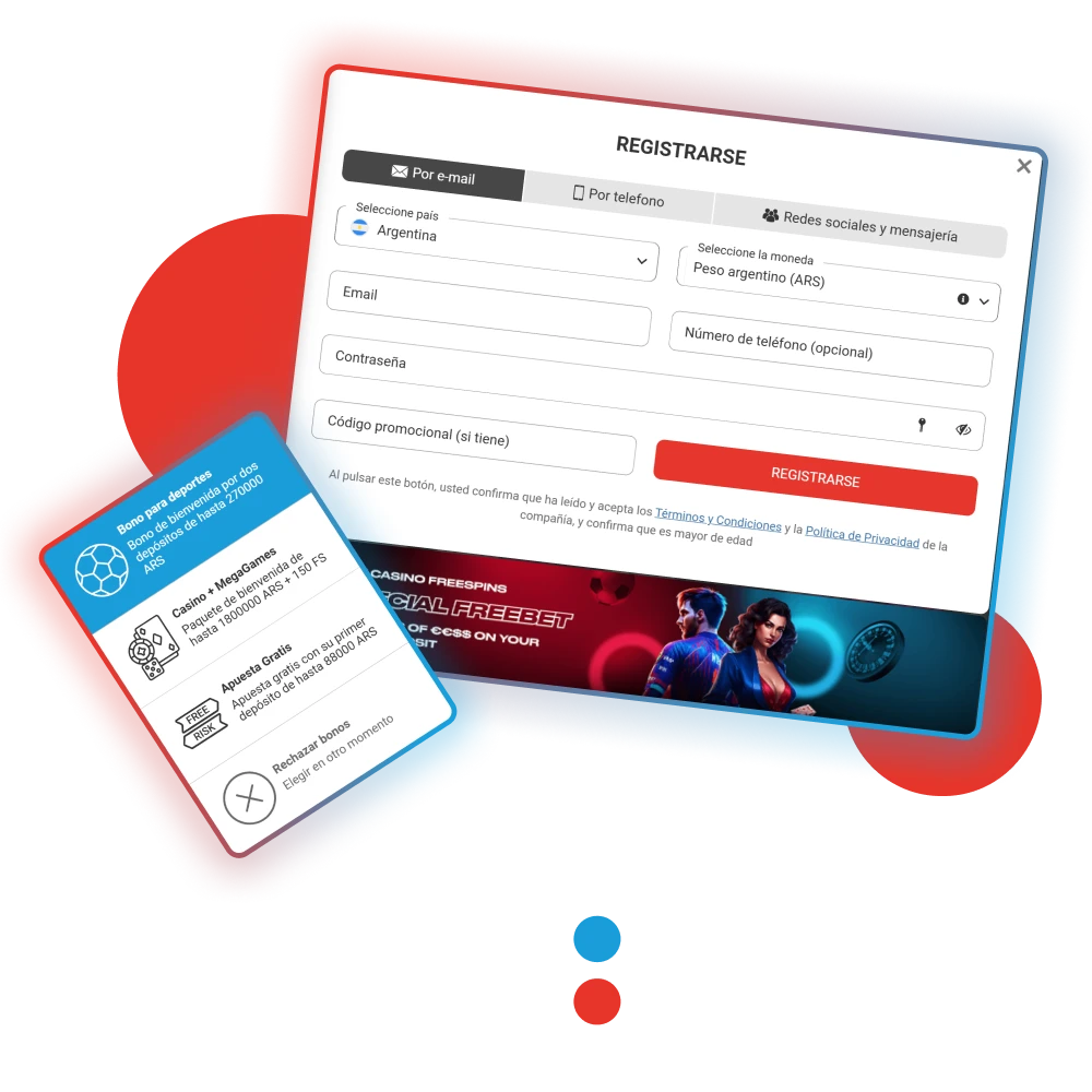Instrucciones para registrarse y verificar con Megapari en Argentina.